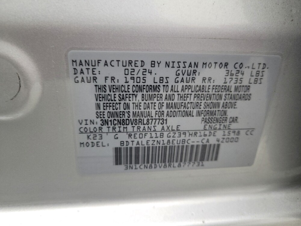 2024 Nissan Versa in Charlotte, NC 28213 - 18103075 33