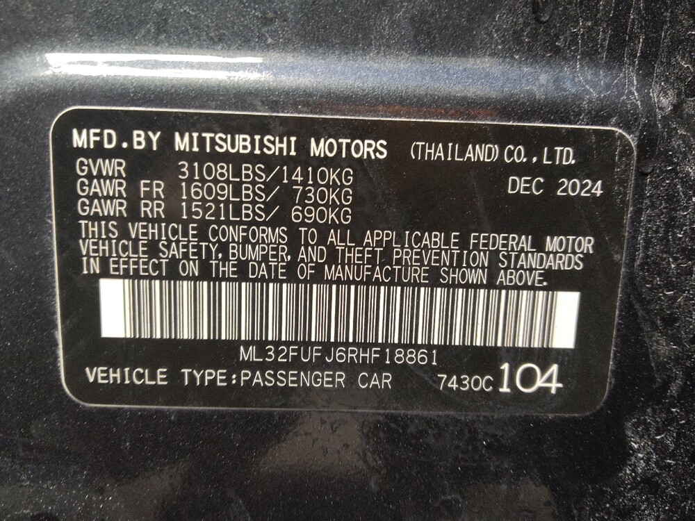 2024 Mitsubishi Mirage G4 in Winston-Salem, NC 27103 - 18103093 33