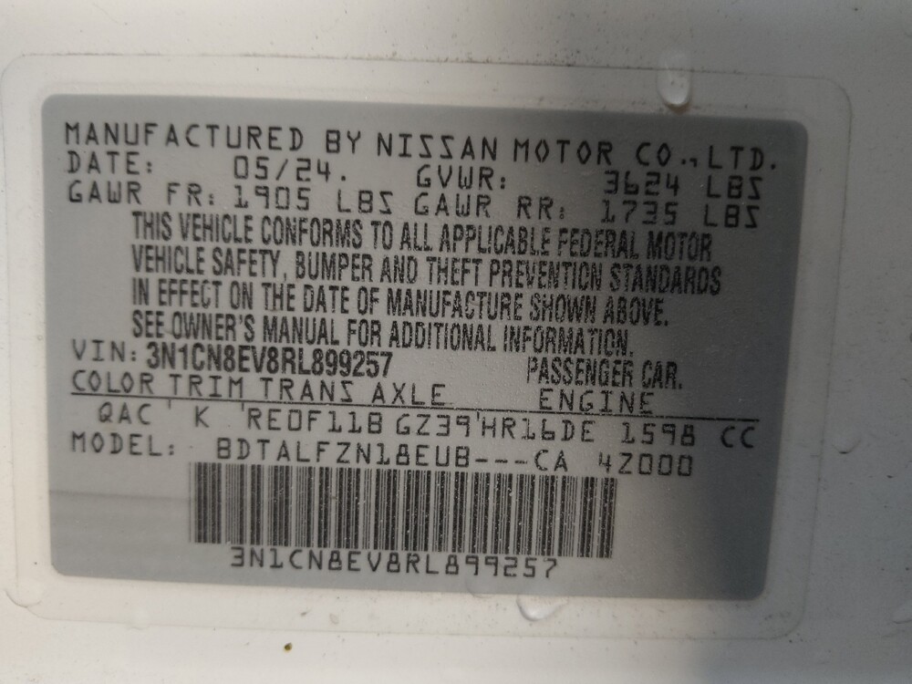 2024 Nissan Versa in Charlotte, NC 28213 - 18103094 33