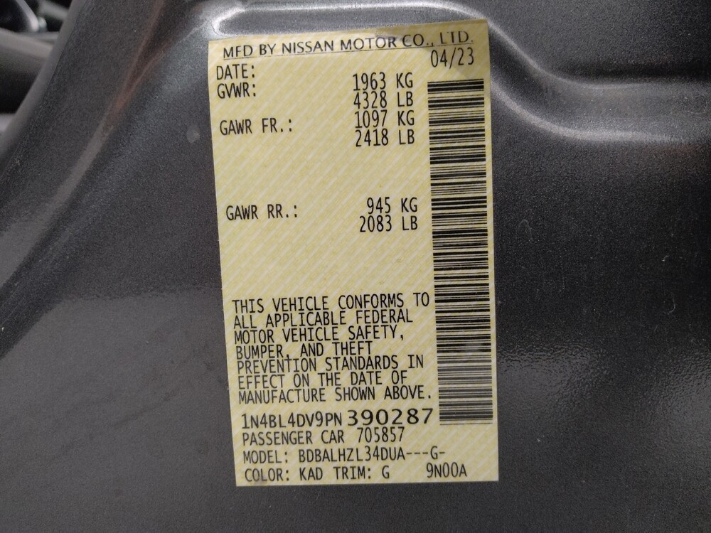 2023 Nissan Altima in Lakewood, CO 80215 - 18103119 33