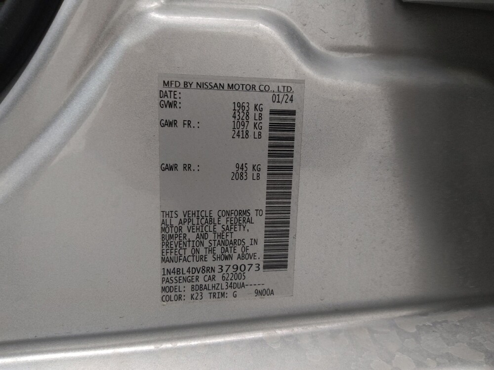 2024 Nissan Altima in Colorado Springs, CO 80909 - 18103122 33