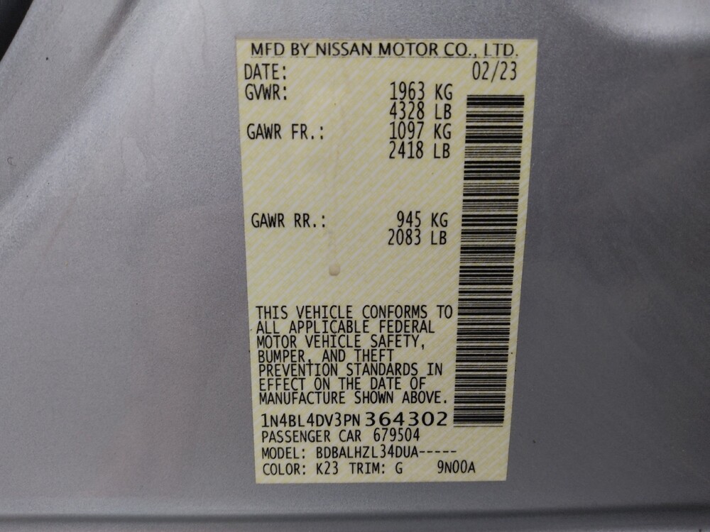 2023 Nissan Altima in Wichita, KS 67207 - 18103132 33