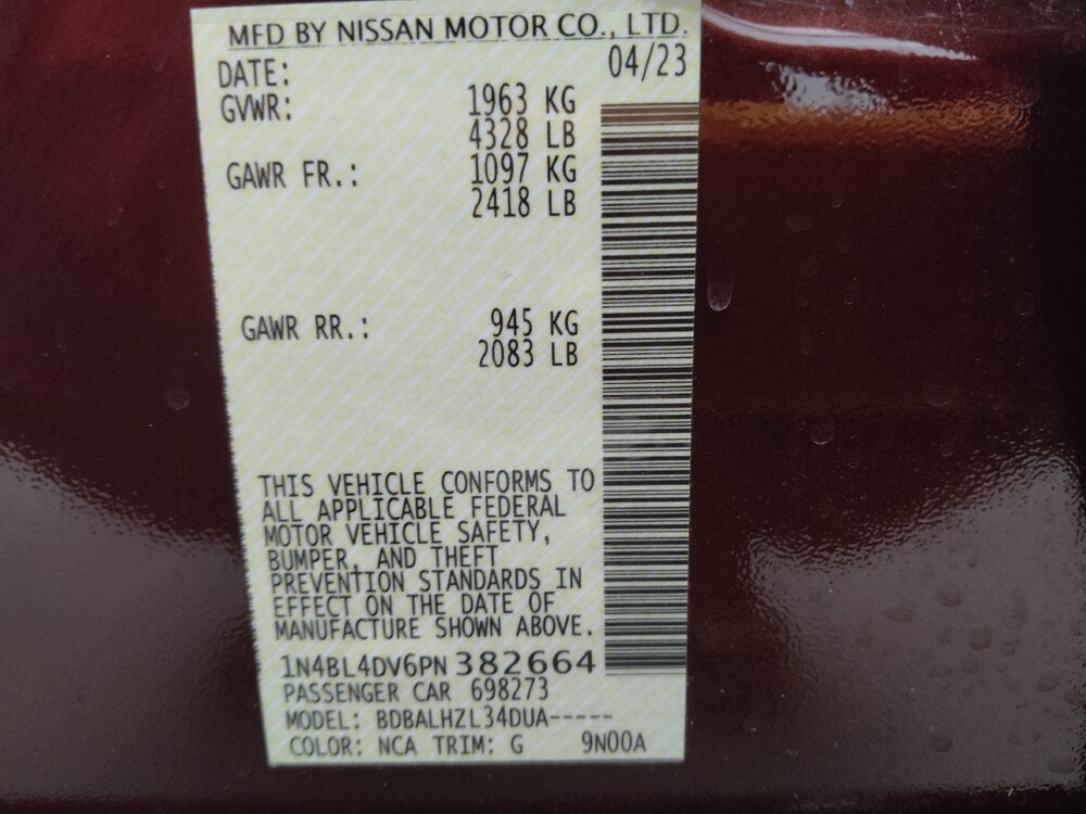 2023 Nissan Altima in Lakewood, CO 80215 - 18103133 33