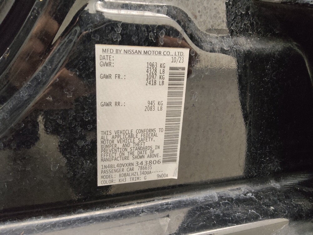 2024 Nissan Altima in Colorado Springs, CO 80909 - 18103143 33