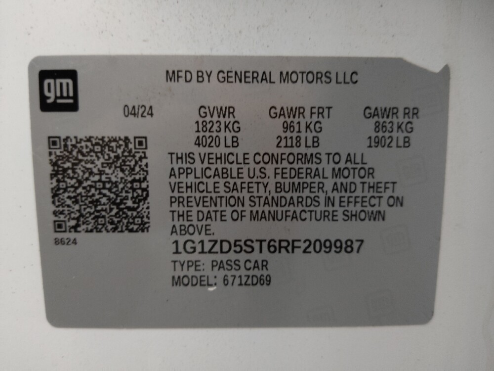 2024 Chevrolet Malibu in Colorado Springs, CO 80909 - 18103162 33