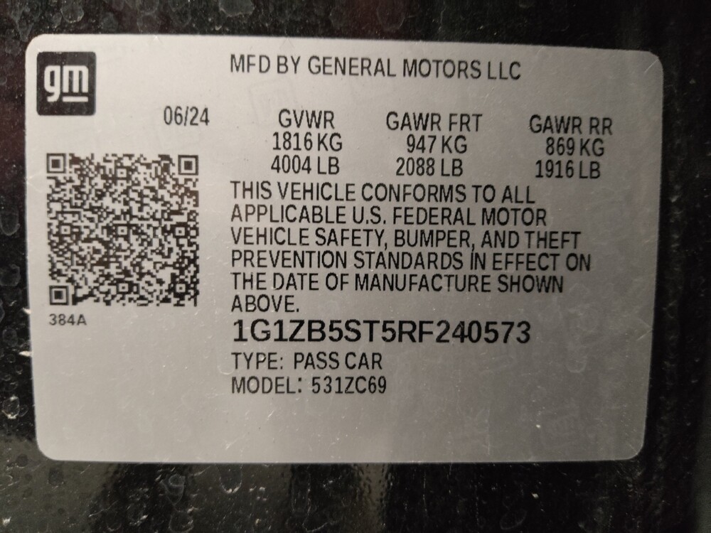 2024 Chevrolet Malibu in Lakewood, CO 80215 - 18103163 33