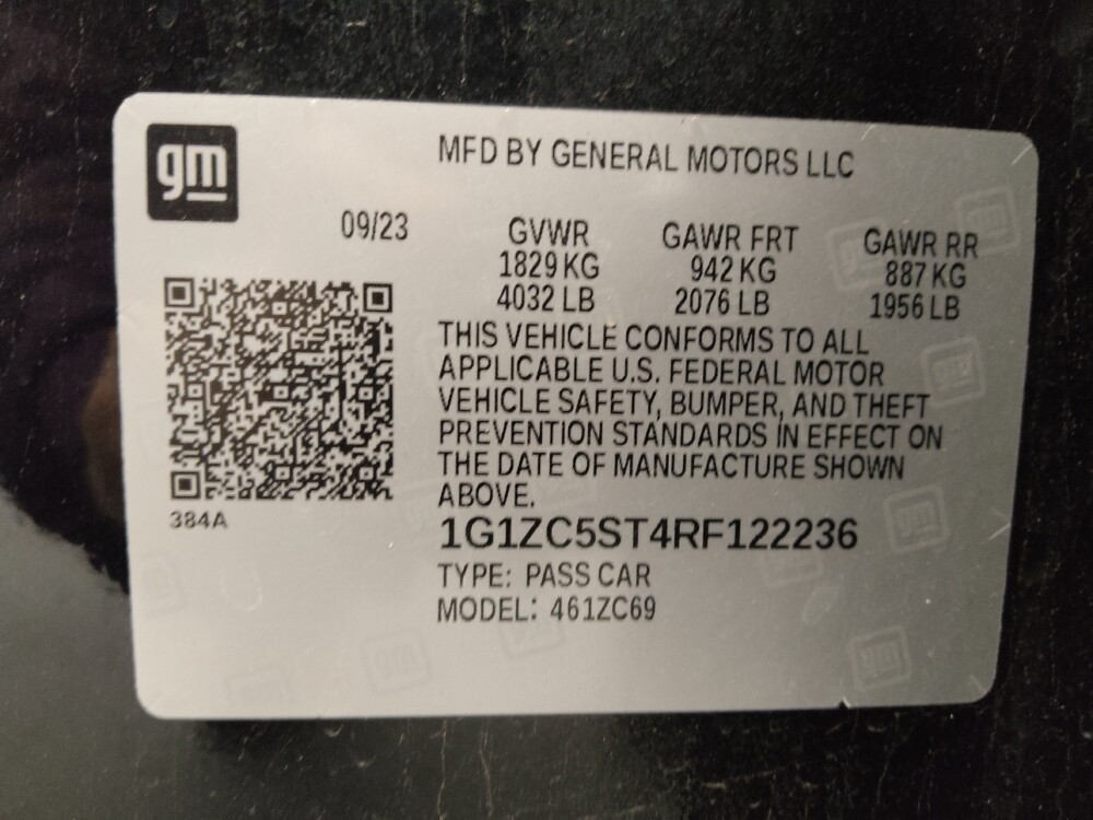 2024 Chevrolet Malibu in Lakewood, CO 80215 - 18103164 33