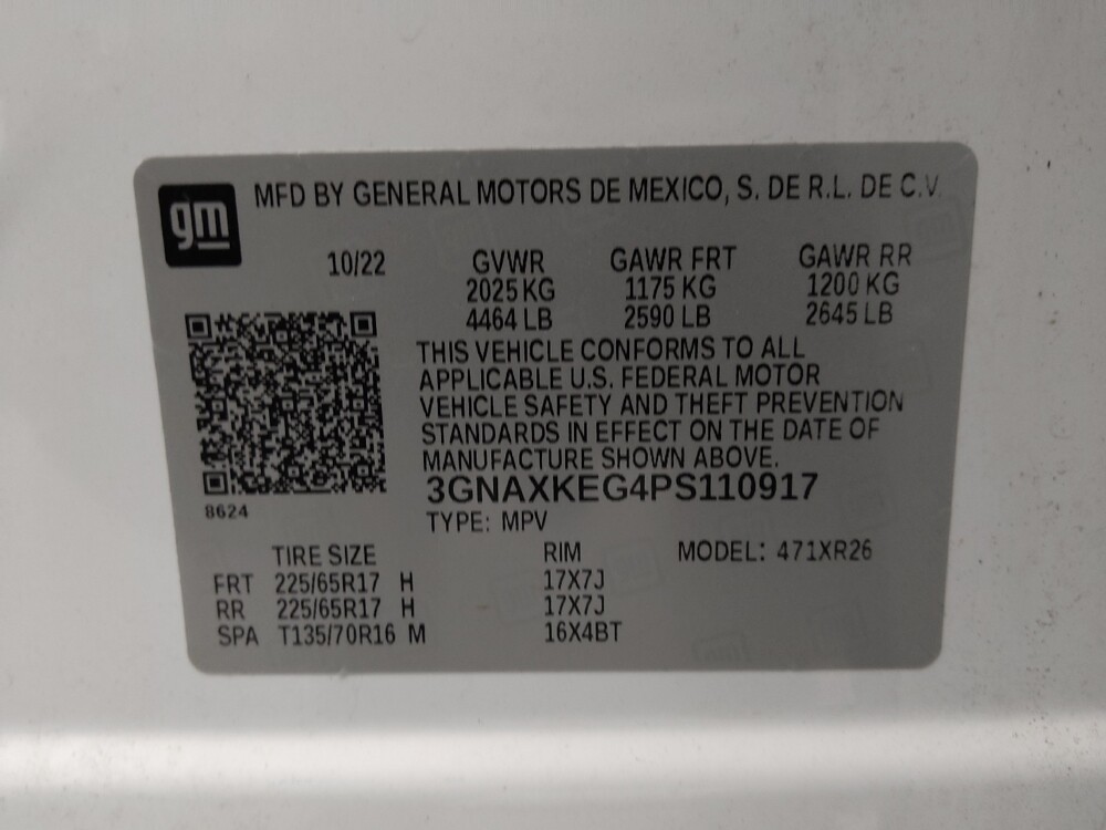 2023 Chevrolet Equinox in Colorado Springs, CO 80909 - 18103179 33