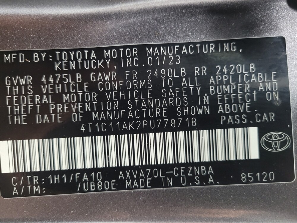 2023 Toyota Camry in Madison, TN 37115 - 18103187 33
