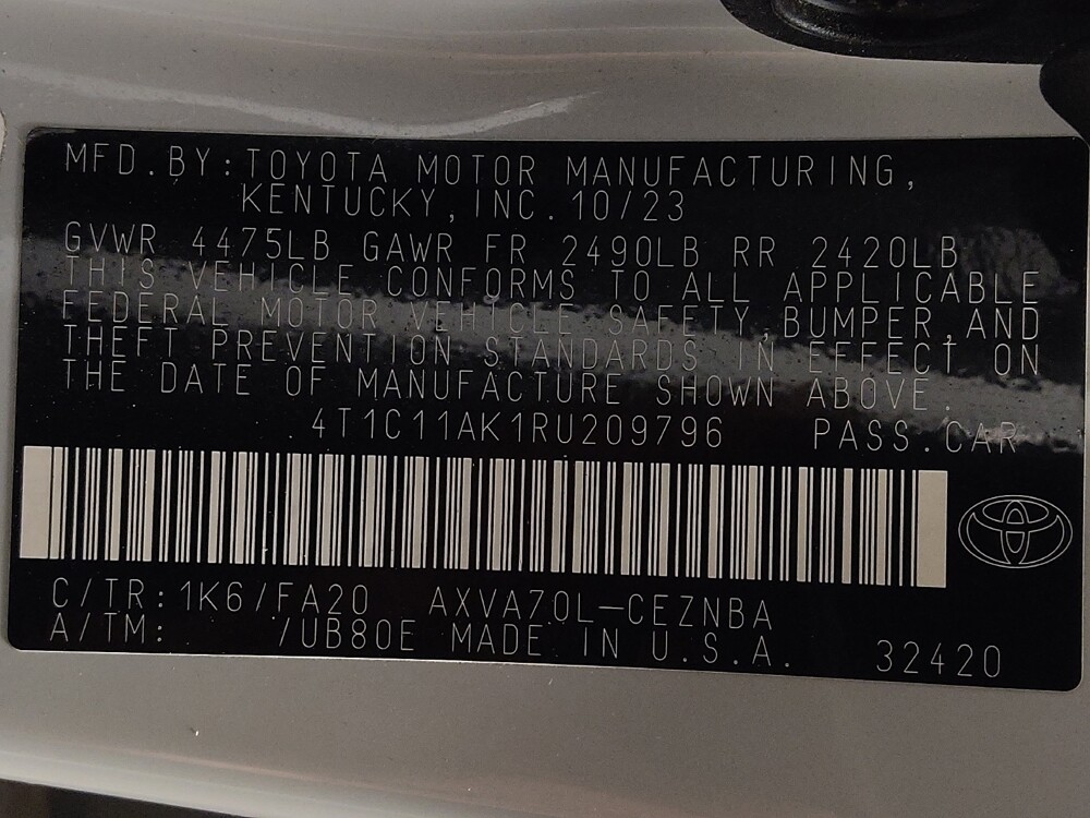 2024 Toyota Camry in Houston, TX 77034 - 18103281 33