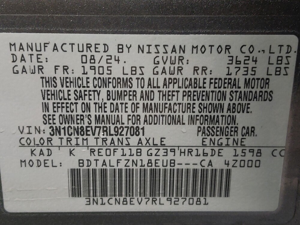 2024 Nissan Versa in Houston, TX 77034 - 18103290 33