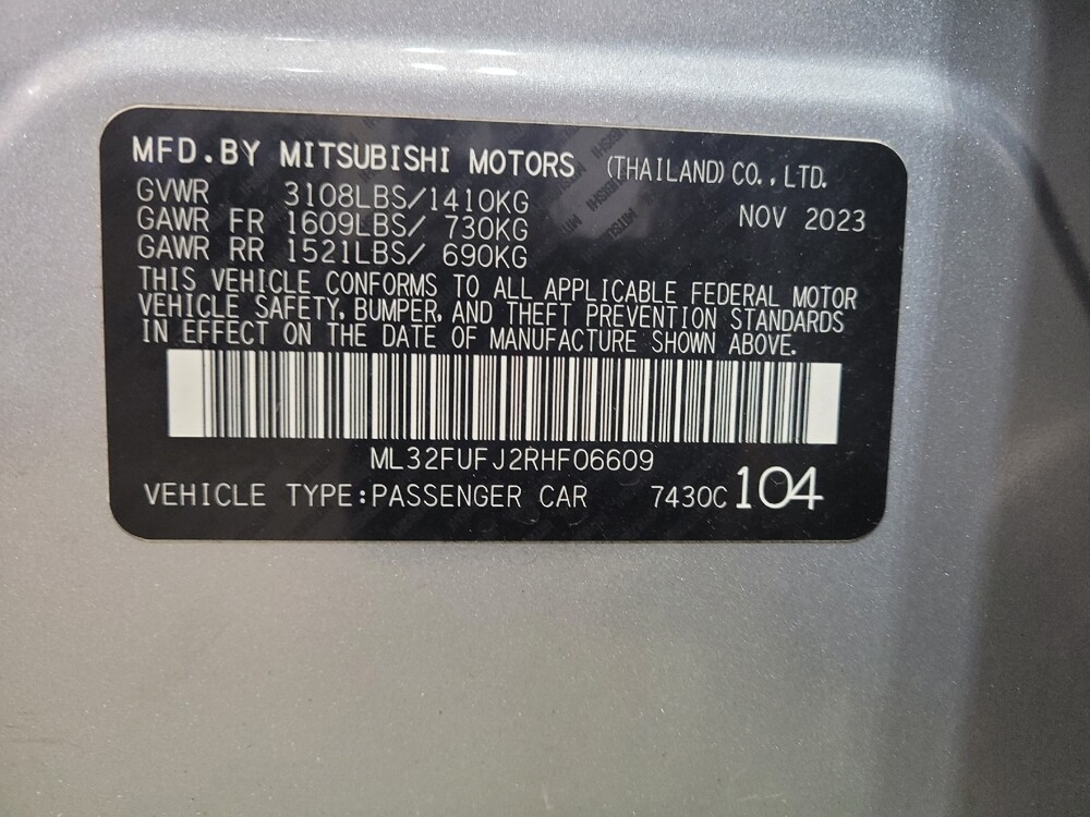 2024 Mitsubishi Mirage G4 in Toledo, OH 43617 - 18103326 33