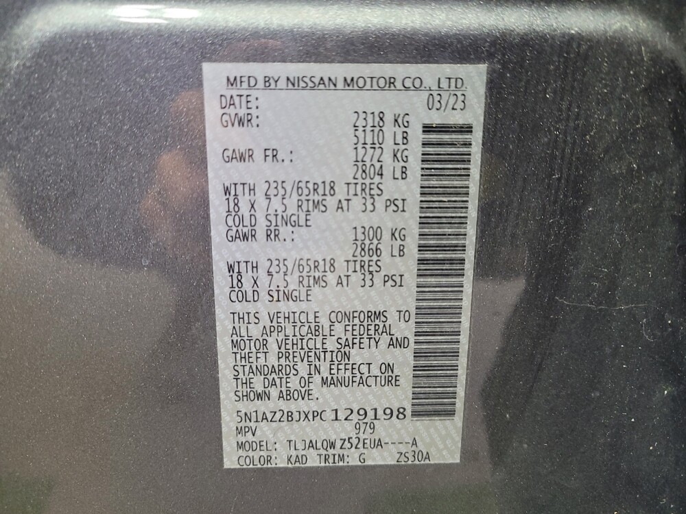 2023 Nissan Murano in Louisville, KY 40258 - 18103331 33