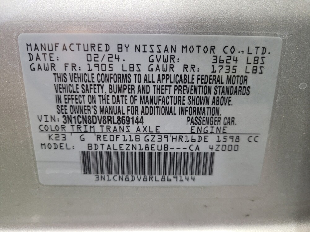 2024 Nissan Versa in Columbus, OH 43231 - 18103338 33