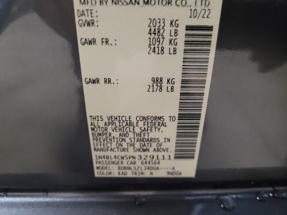 2023 Nissan Altima in Glen Burnie, MD 21061 - 18103381 33