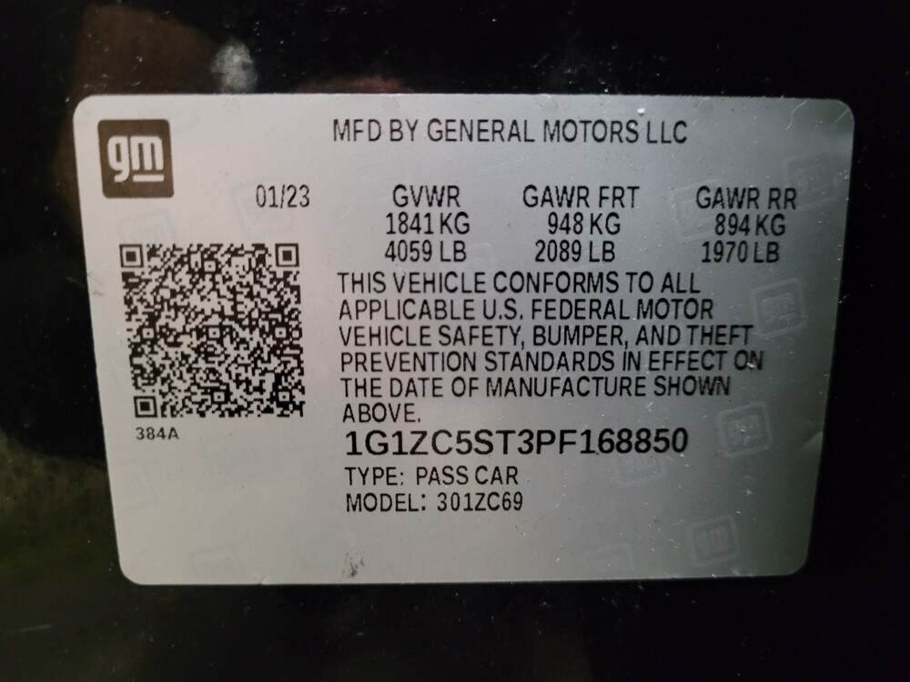 2023 Chevrolet Malibu in Pittsburgh, PA 15237 - 18103387 33