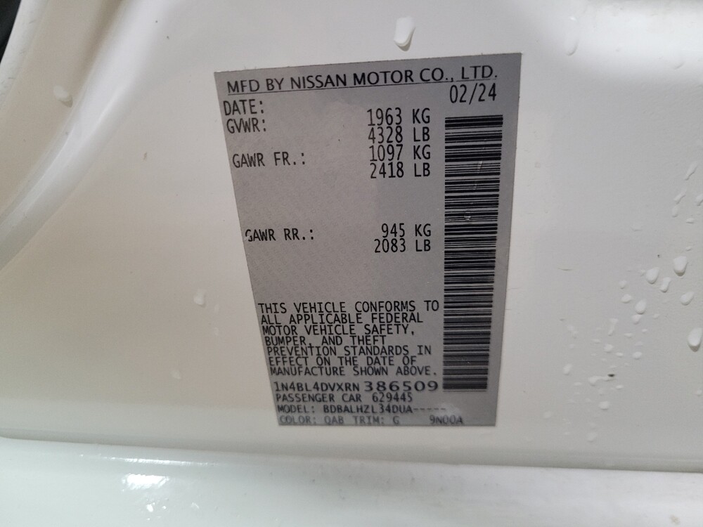 2024 Nissan Altima in Williamstown, NJ 8094 - 18103423 33