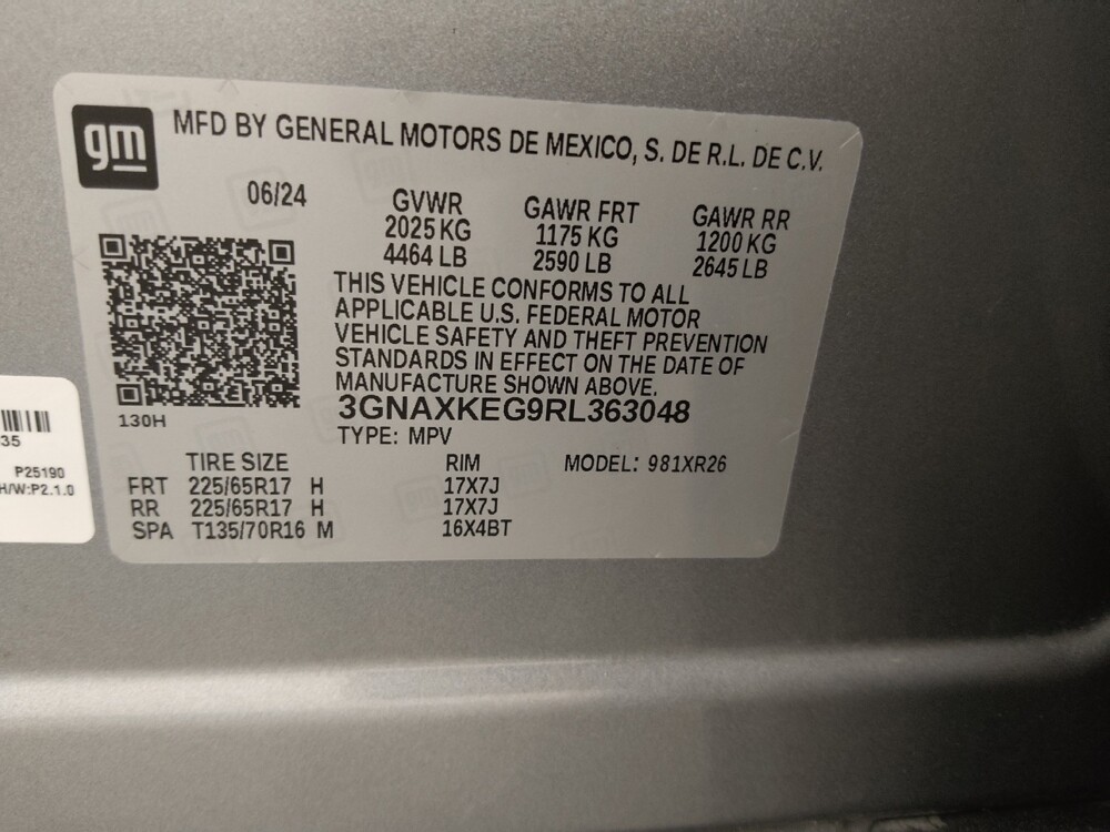 2024 Chevrolet Equinox in Gladstone, MO 64118 - 18103484 33