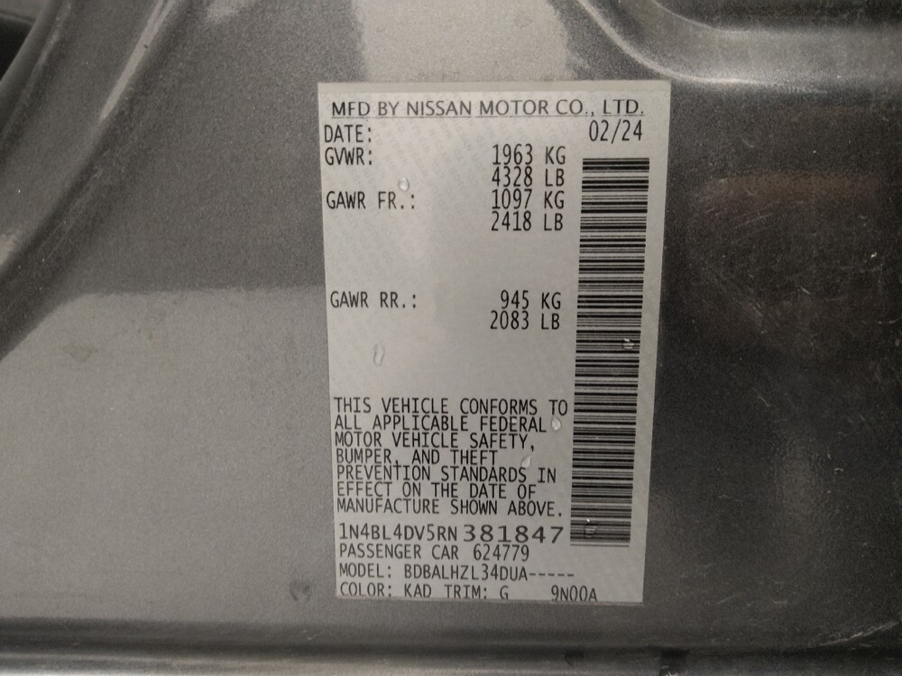 2024 Nissan Altima in Gladstone, MO 64118 - 18103498 33