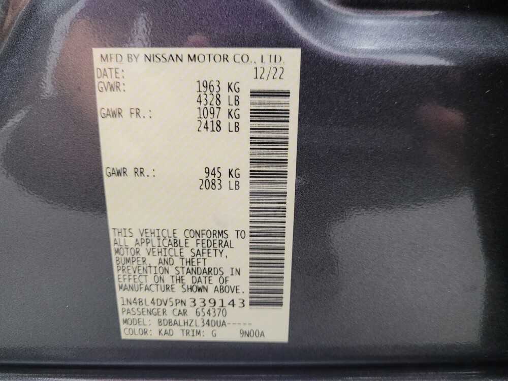 2023 Nissan Altima in Grand Rapids, MI 49508 - 18103583 33