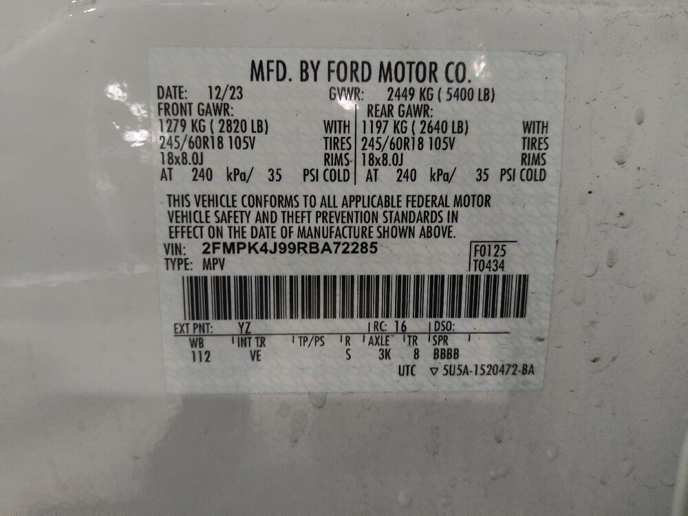 2024 Ford Edge in Ocala, FL 34471 - 18103650 33