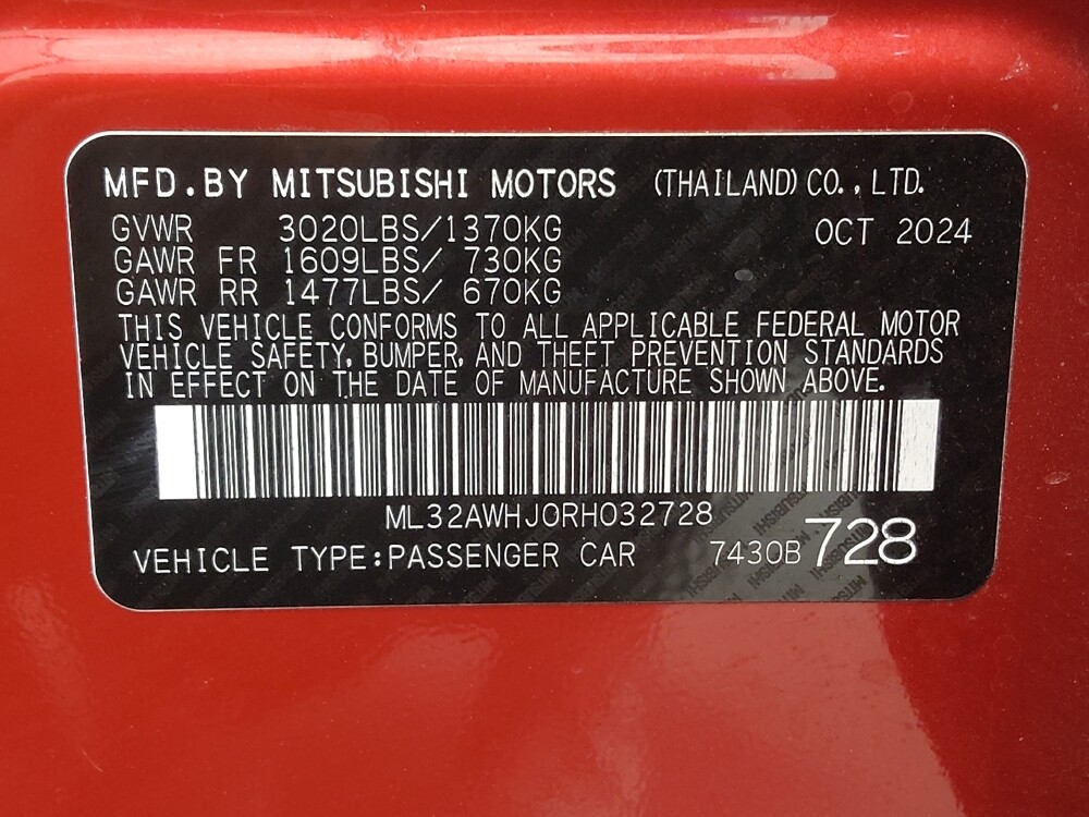 2024 Mitsubishi Mirage in Fairfield, OH 45014 - 18103663 33