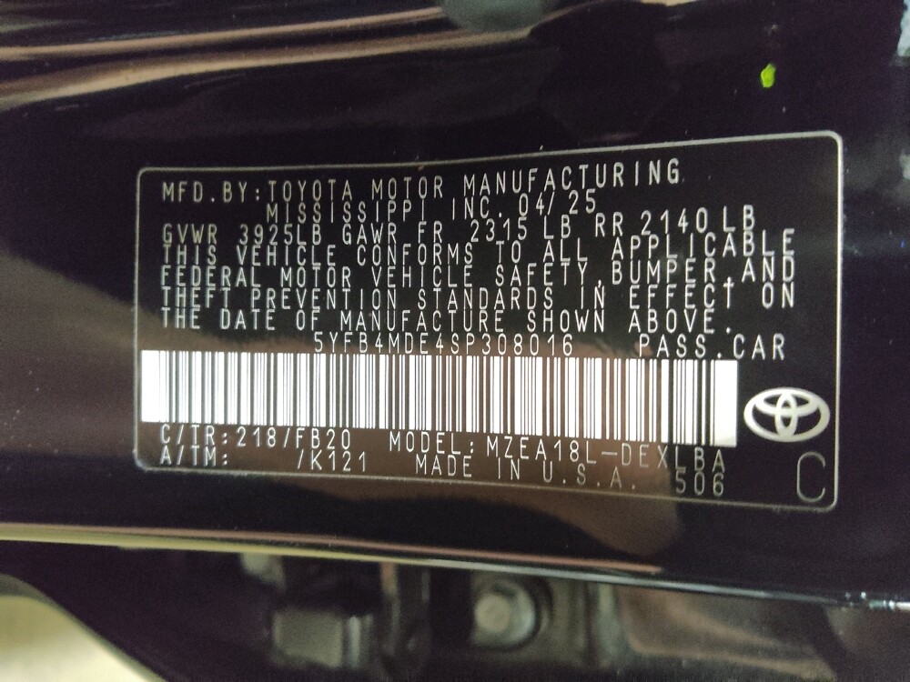 2025 Toyota Corolla in Fort Worth, TX 76116 - 18103708 33