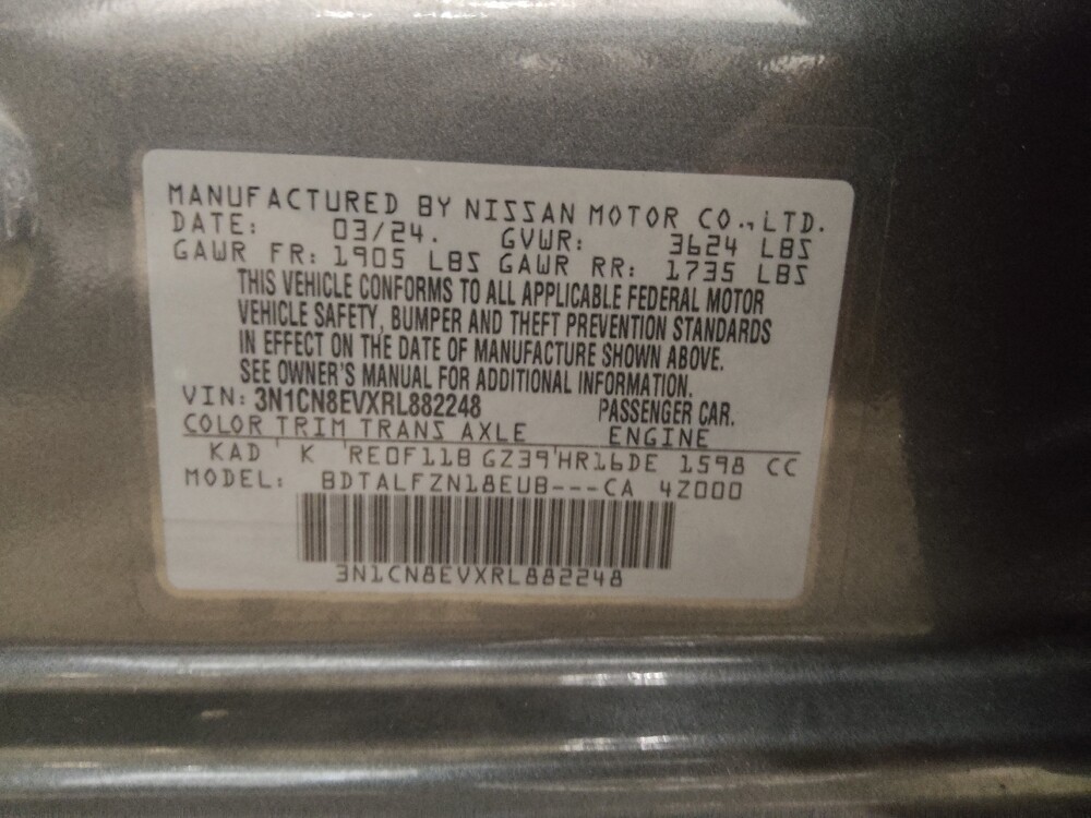 2024 Nissan Versa in Arlington, TX 76011 - 18103714 33