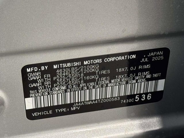 2026 Mitsubishi Eclipse Cross in Winchester, VA 22602 - 18104168 23