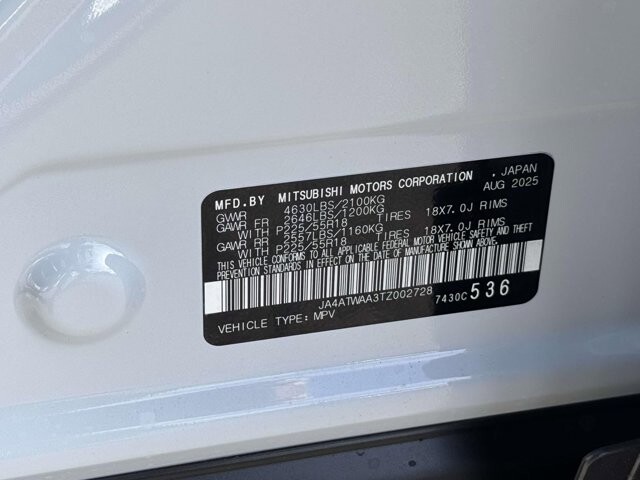 2026 Mitsubishi Eclipse Cross in Winchester, VA 22602 - 18104180 20