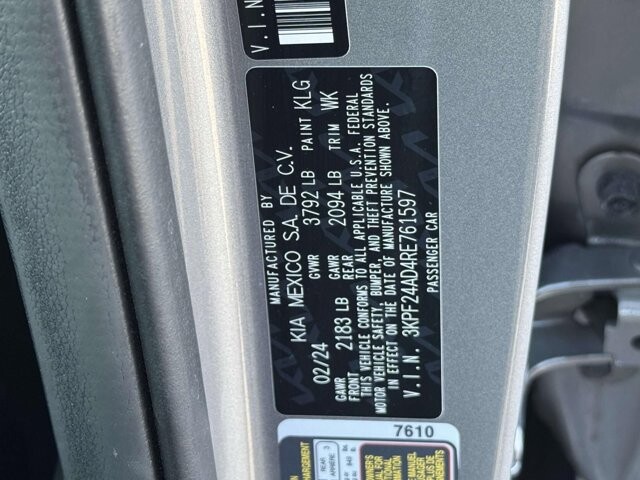 2024 Kia Forte in Winchester, VA 22602 - 18104194 30