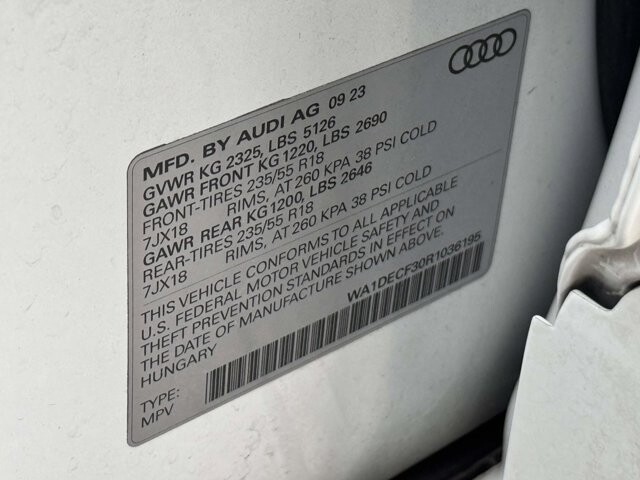 2024 Audi Q3 in Winchester, VA 22602 - 18104208 31