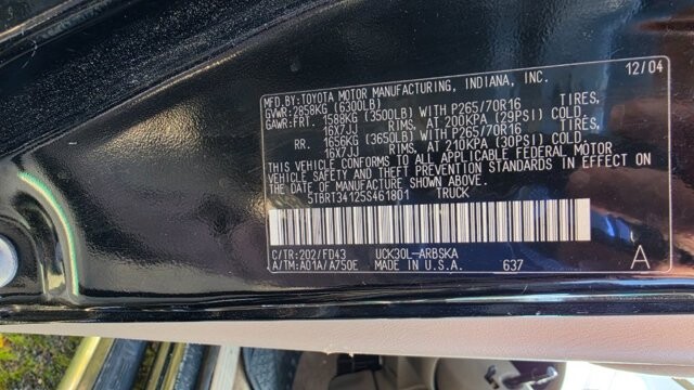 2005 Toyota Tundra in Cartersville, GA 30120 - 18104219 12