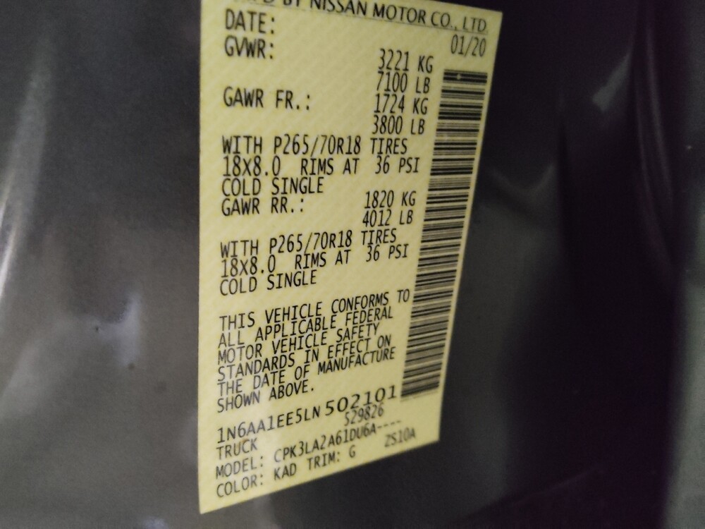 2020 Nissan Titan in Augusta, GA 30907 - 18104247 33