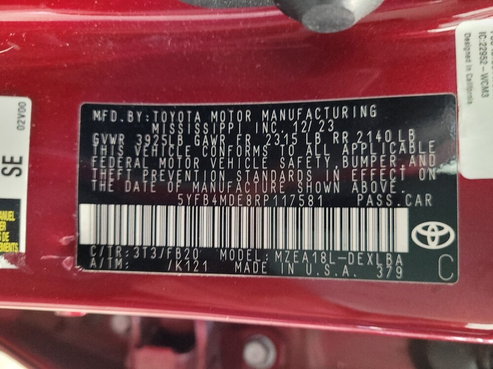 2024 Toyota Corolla in Torrance, CA 90504 - 18104253 33