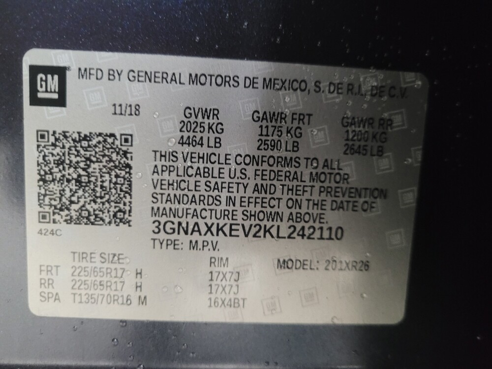 2019 Chevrolet Equinox in Union City, GA 30291 - 18104282 33