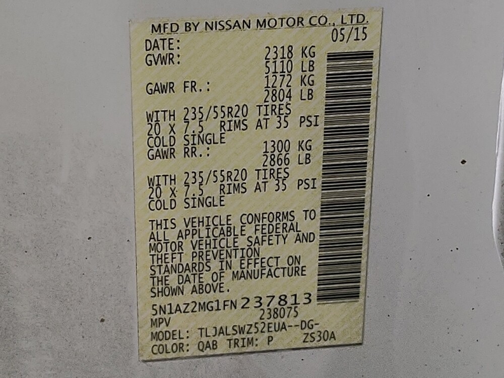 2015 Nissan Murano in Tulsa, OK 74145 - 18104297 33