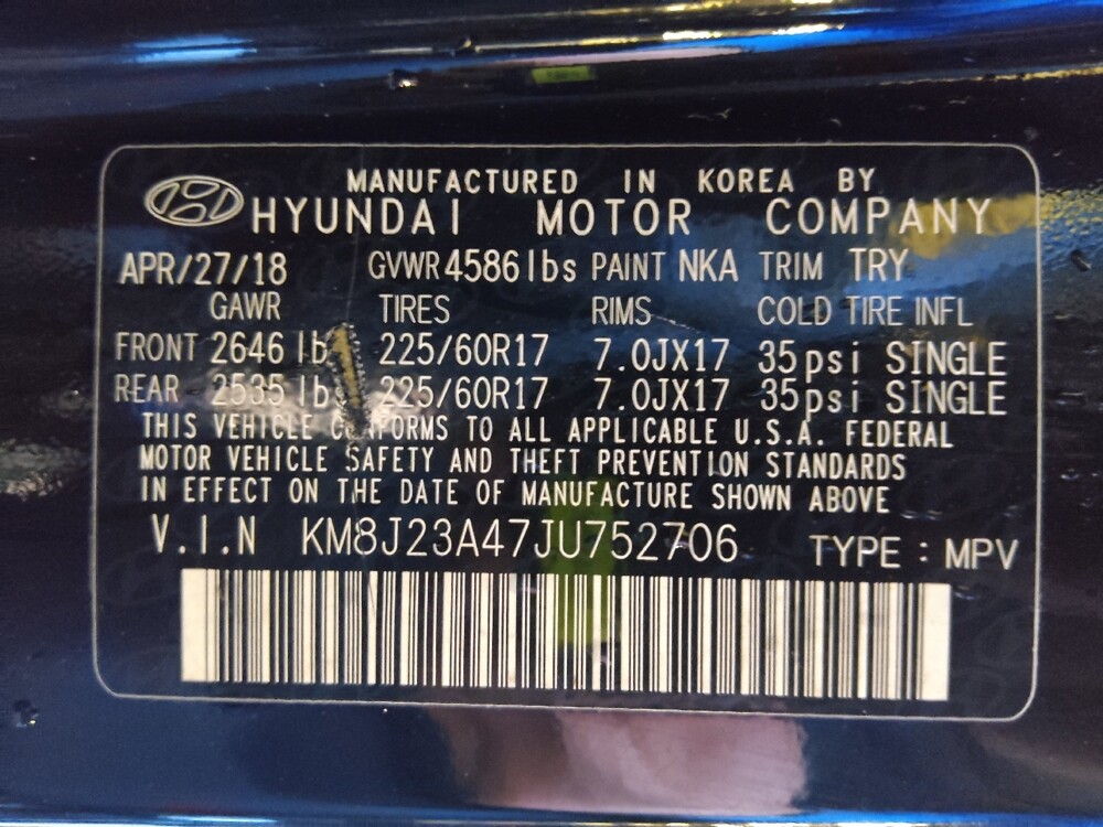 2018 Hyundai Tucson in Clearwater, FL 33764 - 18104347 33