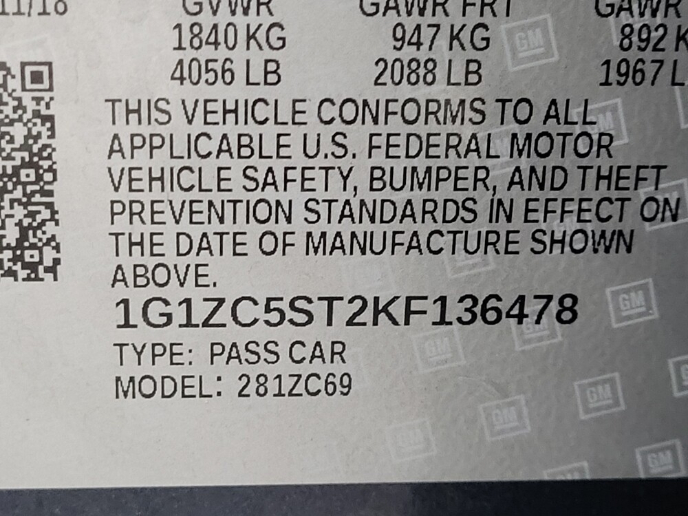 2019 Chevrolet Malibu in Las Vegas, NV 89104 - 18104356 33