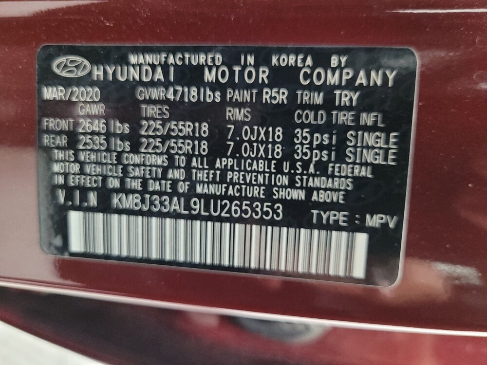 2020 Hyundai Tucson in Las Vegas, NV 89104 - 18104357 33