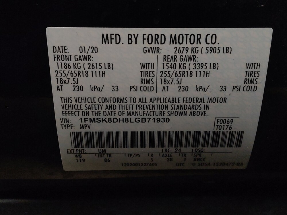 2020 Ford Explorer in Jacksonville, FL 32225 - 18104376 33