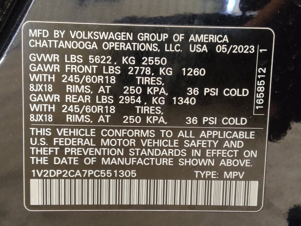 2023 Volkswagen Atlas in Jacksonville, FL 32225 - 18104381 33