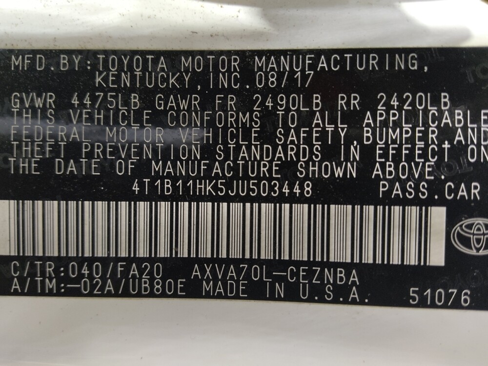 2018 Toyota Camry in Gastonia, NC 28056 - 18104399 33