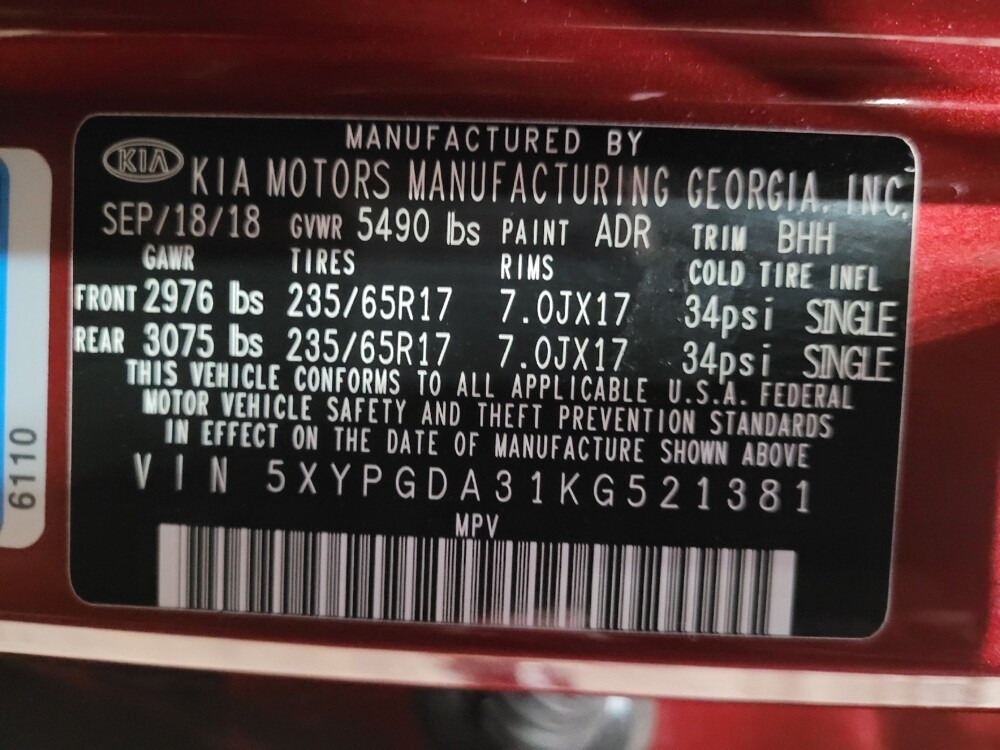 2019 Kia Sorento in Glen Burnie, MD 21061 - 18104464 33