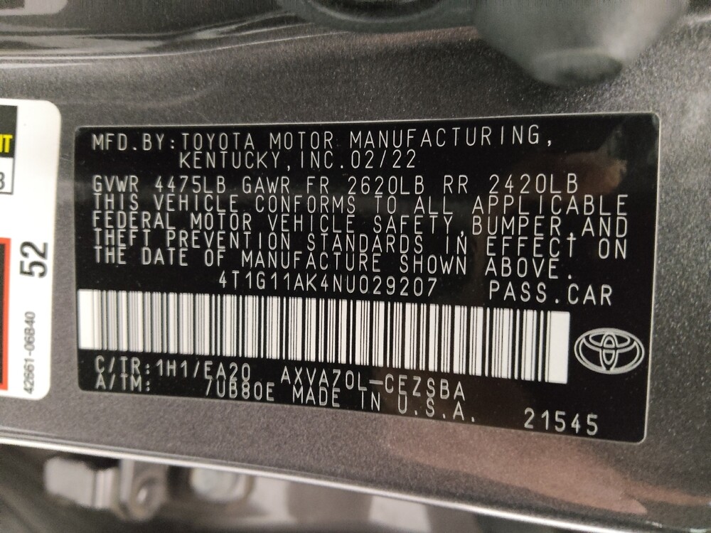 2022 Toyota Camry in Independence, MO 64055 - 18104468 33