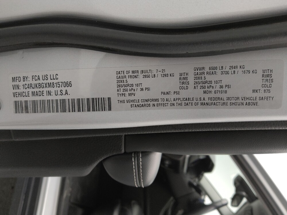 2021 Jeep Grand Cherokee L in Gladstone, MO 64118 - 18104471 33