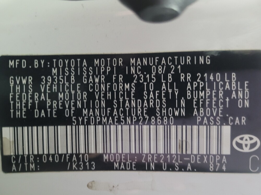 2022 Toyota Corolla in Union City, GA 30291 - 18104504 33