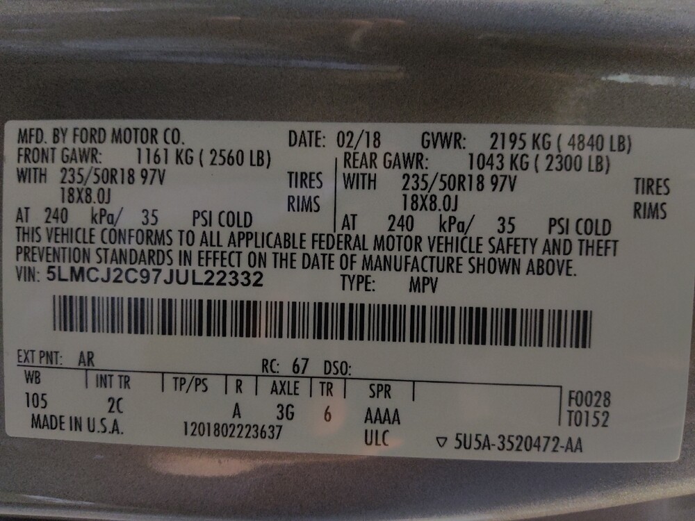 2018 Lincoln MKC in Live Oak, TX 78233 - 18104541 33