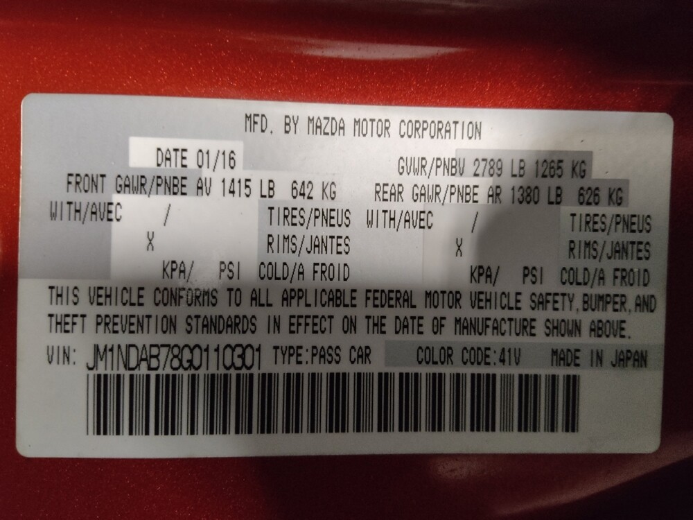 2016 Mazda MX-5 Miata in Pensacola, FL 32505 - 18104557 33