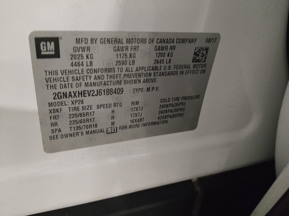 2018 Chevrolet Equinox in Arlington, TX 76011 - 18104576 33